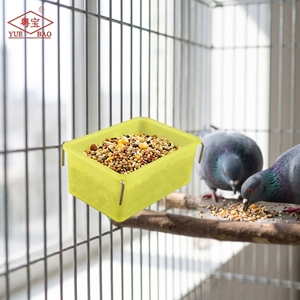 Mangeoire suspendue en PP pour cage, nouvelle, portable, pour l'élevage de poulets, pigeons, volailles - Product Image 1
