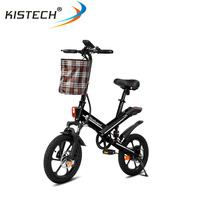Vélo électrique pliable Bodywel T16 pour enfants avec roue de 16 pouces, moteur de 250 W, batterie au lithium de 36 V 10,4 Ah, vitesse de 25 km/h, écran LED de 4,5 pouces