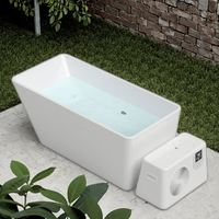 Expédition depuis les États-Unis : Ensemble de bains froids de luxe pour extérieur avec contrôle Wi-Fi intelligent, pour salle de sport, salle de bain, hôtel - Vente directe usine