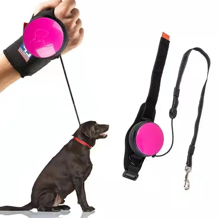 Thiết Kế Mới Điều Chỉnh Tự Động Heavy Duty Retractable Pet Vật Liệu Nylon Dog Collar Khai Thác Dây Xích