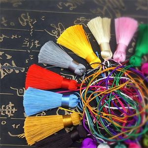 Polyester 5cm gland <span class=keywords><strong>frange</strong></span> haute qualité bricolage artisanat fabrication de bijoux vêtement maison décorative pendentif embellissements <span class=keywords><strong>rideau</strong></span> - Product Image 3