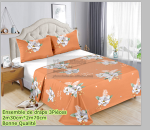 Vente en gros de <span class=keywords><strong>drap</strong></span> plat en coton de bonne qualité pour le lit ensemble de literie en microfibre brossée en pur coton <span class=keywords><strong>drap</strong></span> de lit en coton king size 6*6 rideaux - Product Image 2