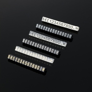 Blocs d'affichage de <span class=keywords><strong>prix</strong></span> multi-devises - Design moderne portable et amovible pour les marchés de détail mondiaux - Product Image 3