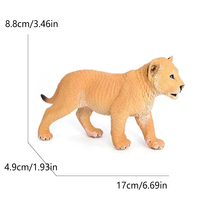 Modelos de Animales Salvajes de Plástico para Simulación Transfronteriza: Koala, Pingüino, Pangolín, León, Zorro Fennec, Oso Polar, Toro. Juguetes y Adornos.