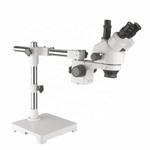 Microscopio Estéreo Trinocular de Doble Soporte Boshida BD-W245T1 con Anillo de Luz LED y Cámara para Inspecciones Industriales - Product Image 4