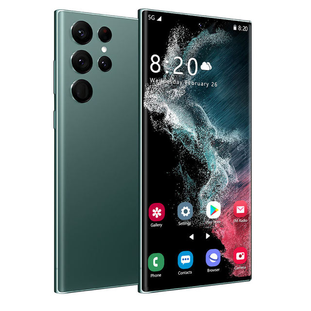 Hot Selling S22 ULTRA Original 7.2 Inch 16GB+512GB 24MP+48MP Android 12.0 Gaming Phone 5G Mobile Phone Cell Phone Smartphone