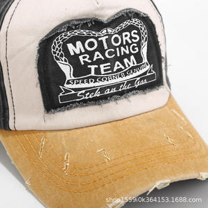 Gorras de béisbol de alta calidad ajustables al por mayor con bloqueo de color de moda <span class=keywords><strong>gorra</strong></span> de béisbol de deportes al aire libre de moda - Product Image 6