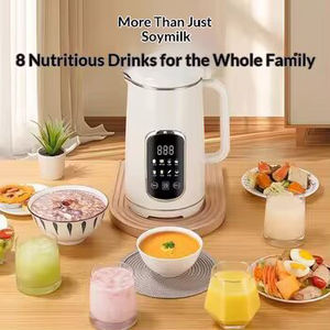 Machine à lait <span class=keywords><strong>de</strong></span> soja puissante en acier inoxydable, contrôle tactile, sans résidus, chauffage entièrement automatique, multifonction, monobloc - Product Image 4