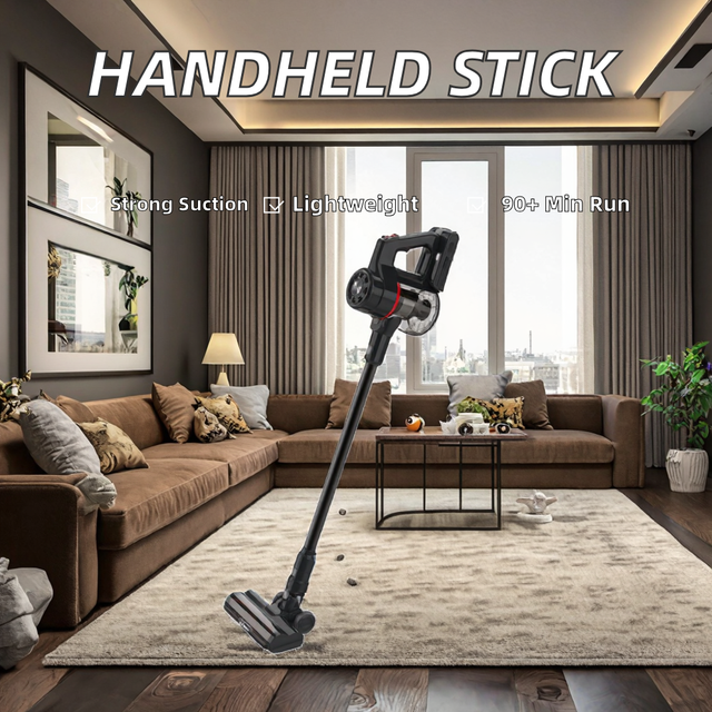 Oem Dc 400w Wireless Handheld Stick Home Vacuum Cleaner Carpet and Sofa Cleaners