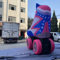 Patins à glace gonflables géants, modèle de patins à glace gonflables accrocheur pour les événements