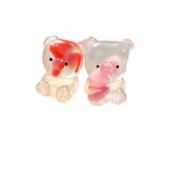 Balle Squishy Ourson en Tranches de Fruits Remplie de Vaseline Faite à la Main, Façonnable, Sensorielle, Anti-Stress, Boîte Mystère, Cadeau