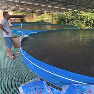 Tanques de Peces de Fábrica, Contenedores de Plástico Grandes para Peces, Acero Galvanizado Comercial de 100000 Litros para Riego Agrícola y Cría de Peces - Product Image 1