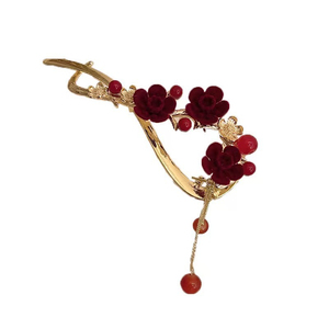 Horquilla de flor de ciruelo de diseño exclusivo, superventas, popular, exquisita, de lujo ligero, para mujer, accesorios de moda para el cabello, al por mayor - Product Image 4