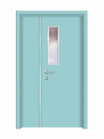 Portes coupe-feu en acier de style chinois, isolation thermique pour bâtiments de grande hauteur (centres commerciaux, écoles), garantie 1 an
