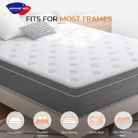 Kasur Matras Latex High-Density Desain Modern, Ukuran Queen, Single, King, Custom, Pocket Spring, Memory Foam, Dikemas dalam Kotak