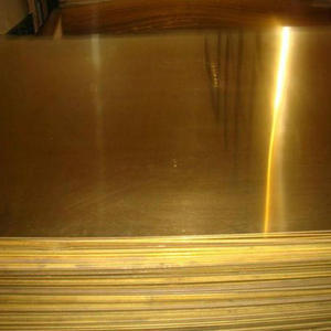 Feuille de laiton C26800 H65 Cuzn35 CZ107 Plaque de laiton jaune d'épaisseur 10mm 20mm - Product Image 2