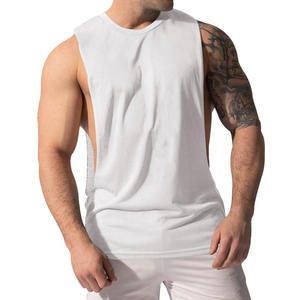Cross-Border para <span class=keywords><strong>Amazon</strong></span> New Men's Casual Chaleco sin mangas Camiseta Exportación Muscular Deportes Ocio Botón <span class=keywords><strong>de</strong></span> color puro para el verano - Product Image 5