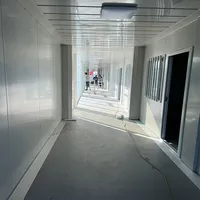 Maison mobile prête à l'emploi de 20 pieds ou 40 pieds, conteneur en acier portable avec bureau amovible pour hôtels, appartements et hôpitaux