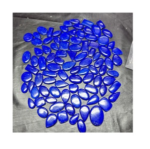 Cabochon en Lapis lazuli naturel de qualité supérieure Cabochon de pierres précieuses en vrac pour la fabrication de bijoux en Inde - Product Image 1