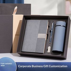 Promotional Luxury <b>Gifts</b> Items Notebook Business <b>Gift</b> Thermos Cup Customizable Notebook <b>Gift</b> <b>Set</b> With Pen and Bottle - Product Image 2