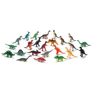 Realistische kleine Dinosaurier Spielzeug 5cm Kunststoff Dinosaurier Figur Spielzeug Set 24 Stück für Kinder Kleinkinder Kinder geschenk