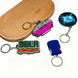 Porte-clés personnalisé 3D PVC Porte-clés en caoutchouc souple Porte-clés avec logo personnalisé Vente en gros - Product Image 1