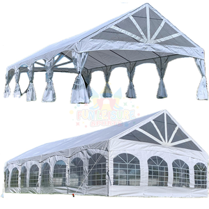 Tente de réception imperméable et résistante aux intempéries, <span class=keywords><strong>carport</strong></span> blanc, chapiteau pour fêtes en plein air, tentes de mariage pour événements, tentes d'entreprise - Product Image 6