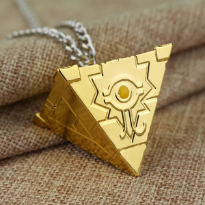Kalung Anime Yu-Gi-<span class=keywords><strong>Oh</strong></span>! Liontin 3D Besar Yugi Muto, Custom dari Paduan Seng Berlapis Elektroplating - Product Image 3