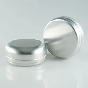 Silver 60g 80g 100g oval snap aluminum tin ,soap packaging jar , mint container