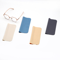 Logo personnalisé marque privée chiffon pour lunettes d'essuyage chiffon de nettoyage en microfibre pour lunettes de haute qualité