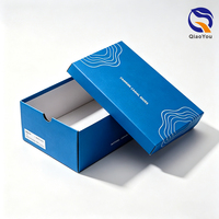 Caja de Zapatos de Cartón Corrugado con Tapa y Base, Diseño Personalizado, Estructura Duradera y Estable, para Almacenamiento de Calzado, Envío Seguro