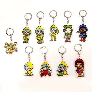 Wholesale Customized Vatican Jubilee Mascot Acrylic <b>Keychain</b> Mini Bag Accessories for Personalized Cartoon <b>Anime</b> Factory Design - Product Image 4