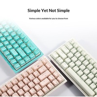 Clavier mécanique sans fil HEXGEARS X1 Pro Kailh BOX Switch, rétroéclairage blanc, ergonomique, multicolore, 68, 83, 99 touches, pour jeux et bureau