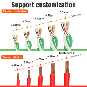 Bán Buôn trong nhà cat6A LAN Cáp 305 Meter UTP Cat6 ngoài trời <span class=keywords><strong>Ethernet</strong></span> Cáp mạng với điện kết hợp cáp - Product Image 3