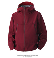 Vestes décontractées unisexes écologiques personnalisées pour l'automne, avec fermeture éclair, coupe-vent, imperméables, en softshell, à capuche, pour l'extérieur