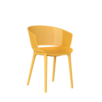 Chaises de salle à manger en maille détachables tout en plastique de style nordique Offre Spéciale en gros pour restaurant ou pour usage domestique