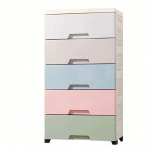 Hot Sale 6 Layers PP <b>Plastic</b> Injection Molded Portable Space-Saving Rectangle Living Room <b>Storage</b> Cabinet <b>Drawers</b> - Product Image 1