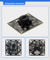 Módulo de Cámara USB Hampo con Sensor CMOS IMX298 de 16MP, Ultra Alta Definición, Lente de Enfoque Fijo sin Distorsión, Aleación de Aluminio, Negro