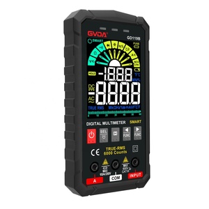 Gvda Gd119b Slimme Digitale Multimeter 6000 Telt Ac Dc Spanningsweerstandscapaciteit Ncv Hz Live Draad Temperatuurtester - Product Image 1