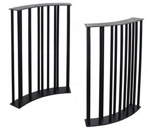 Modern Iron <b>Table</b> <b>Legs</b> Powder Coated Black White Frame for Bedroom Hotel Kitchen Dining Bench - Product Image 6