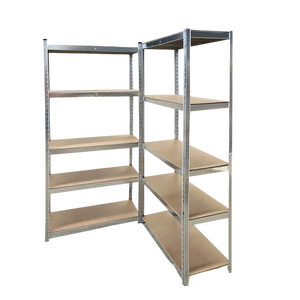 מדפי מתכת מגולוונים בעלי 5 קומות בגדלים שונים לאחסון במחסן - Product Image 2