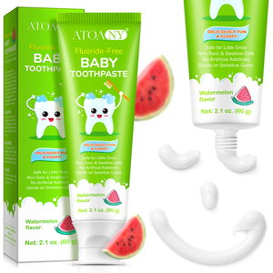 ATOANY <span class=keywords><strong>Dentifrice</strong></span> pour Bébés Herbal Naturel sans Fluorure Marque Privée Soin Buccal Goût Pastèque <span class=keywords><strong>Dentifrice</strong></span> Enfant pour Gencives Sensibles - Product Image 6