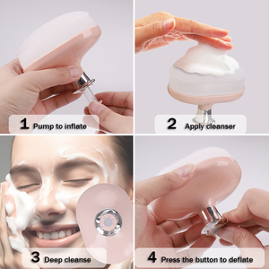 <span class=keywords><strong>Brosse</strong></span> <span class=keywords><strong>nettoyante</strong></span> <span class=keywords><strong>visage</strong></span> en silicone à marque privée, poils doux, exfoliante, portable, <span class=keywords><strong>pour</strong></span> <span class=keywords><strong>le</strong></span> nettoyage du <span class=keywords><strong>visage</strong></span> - Product Image 2