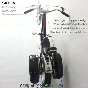 Vélo <span class=keywords><strong>Chopper</strong></span> Vintage Personnalisable pour Adulte avec Boîte à Outils, Roue de 26/24 pouces, Fourche à Suspension Avant, Frein à Disque, Jante en Alliage, Fabriqué en Chine - Product Image 5
