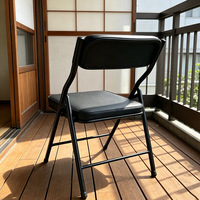 Chaise pliante de style professionnel avec cadre en acier, réglable en hauteur, pour la maison, le bureau, les conférences, la formation, l'ordinateur, le personnel, chaise de loisirs Meridian