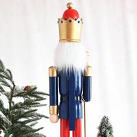 Gros 90CM Grand Casse-Noisette 3FT Casse-Noisette Géant de Noël Casse-Noisette pour Décoration de Noël