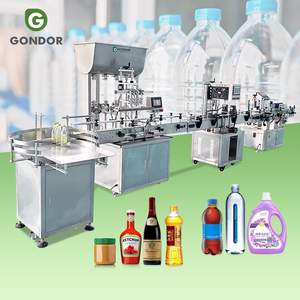 Machine de remplissage et de bouchage automatique de bouteilles pour liquides (huile, jus, eau) en plastique - Product Image 1