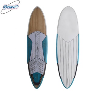 Planche de paddle gonflable Customizrd Quest Wood Foam Fiberglass SUP-028 10'6x32x4 1/2 légère et robuste - Product Image 6