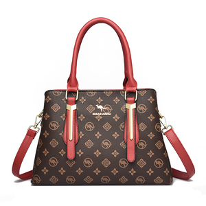 กระเป๋าถือผู้หญิงแฟชั่นหรูหราสไตล์ใหม่ปี 2026 ทำจากหนัง PU ลายเรขาคณิต ดีไซน์ซิป พับได้ ป้องกันการโจรกรรม ทนทาน - Product Image 4