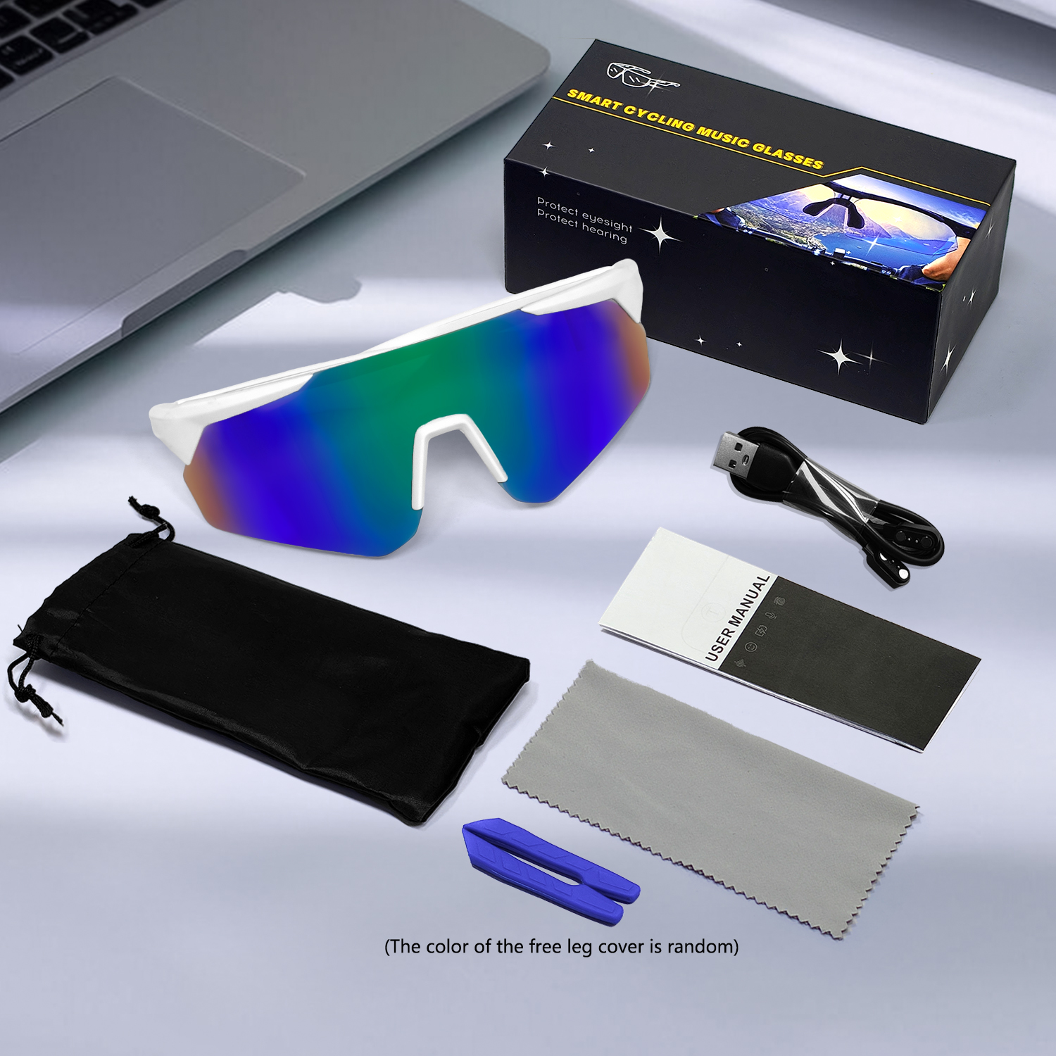 QY-Pro 2 Cycling Smart Glasses BT Audio Smart Eyewear AI Translate Voice Assistant Music Outdoor Sports Sunglasses 2026